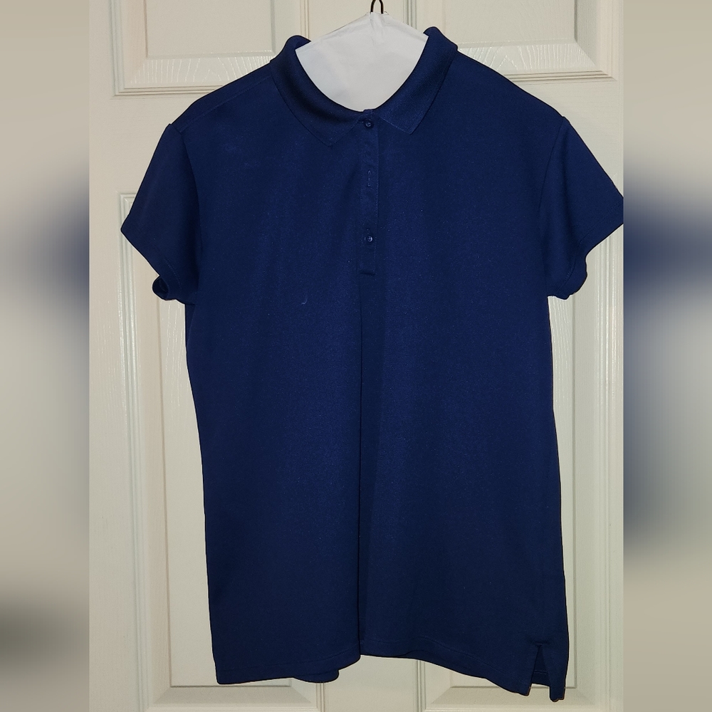 Columbia PFG short sleeve polo top dark royal blue size XL